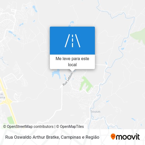 Rua Oswaldo Arthur Bratke mapa