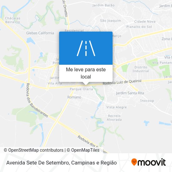 Avenida Sete De Setembro mapa