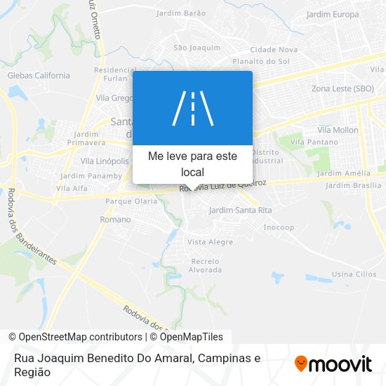 Rua Joaquim Benedito Do Amaral mapa