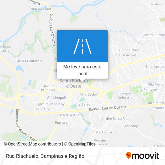 Rua Riachuelo mapa