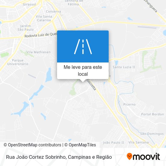 Rua João Cortez Sobrinho mapa