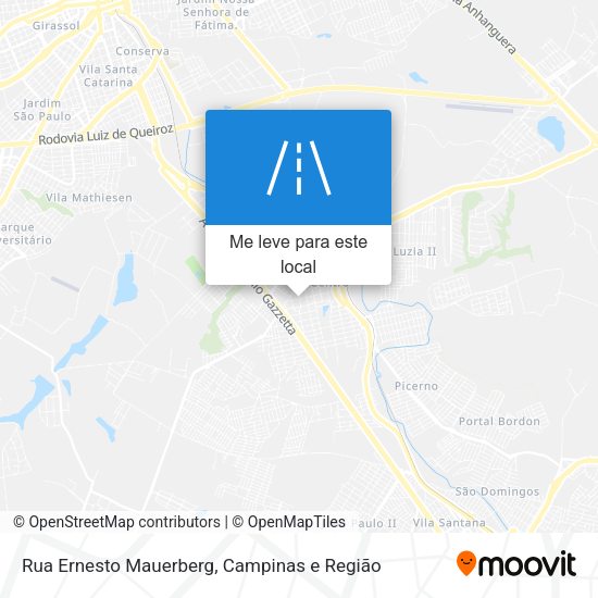 Rua Ernesto Mauerberg mapa