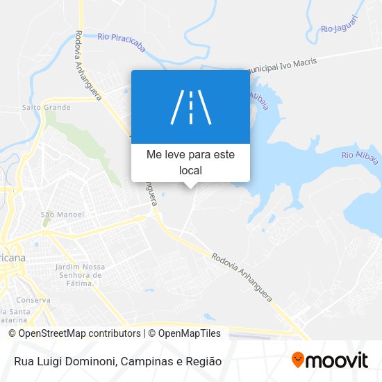 Rua Luigi Dominoni mapa