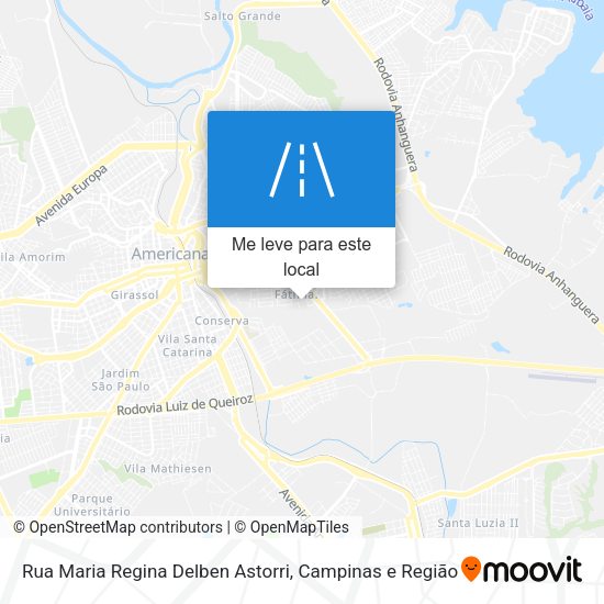 Rua Maria Regina Delben Astorri mapa