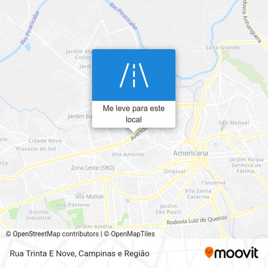 Rua Trinta E Nove mapa