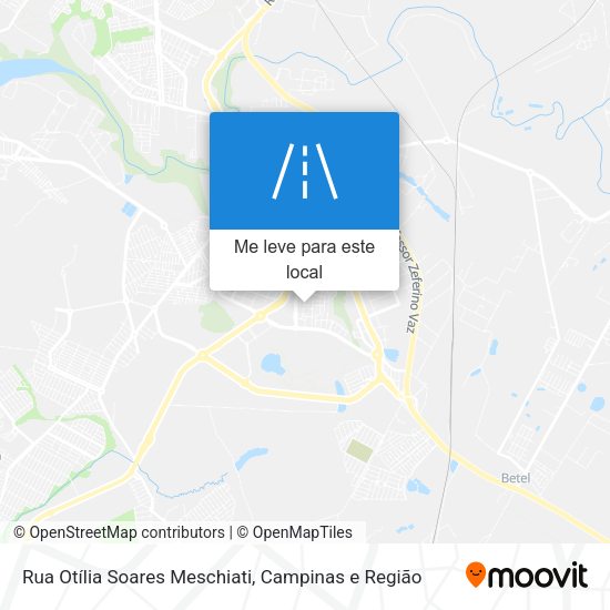 Rua Otília Soares Meschiati mapa