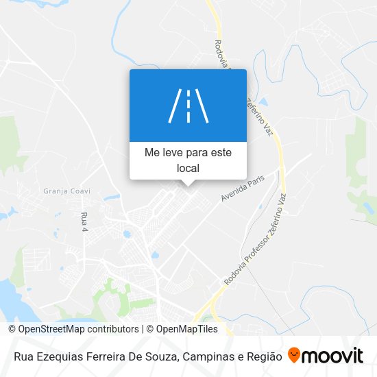 Rua Ezequias Ferreira De Souza mapa