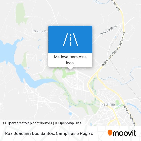 Rua Joaquim Dos Santos mapa