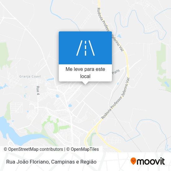 Rua João Floriano mapa