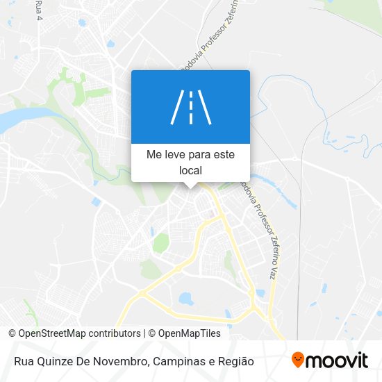 Rua Quinze De Novembro mapa