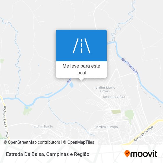 Estrada Da Balsa mapa
