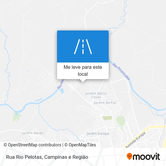 Rua Rio Pelotas mapa