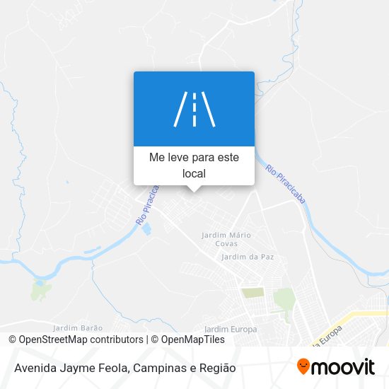 Avenida Jayme Feola mapa
