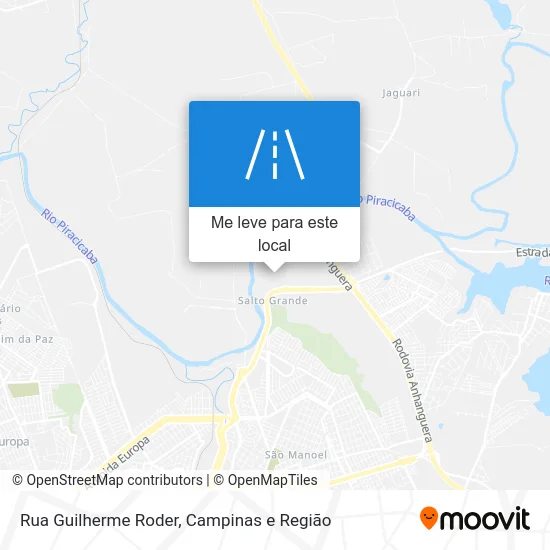 Rua Guilherme Roder mapa