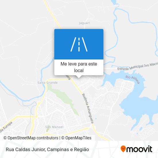 Rua Caldas Junior mapa