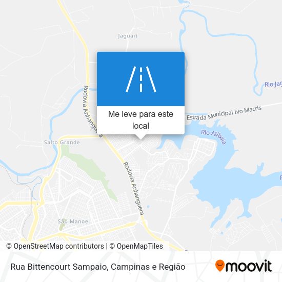 Rua Bittencourt Sampaio mapa