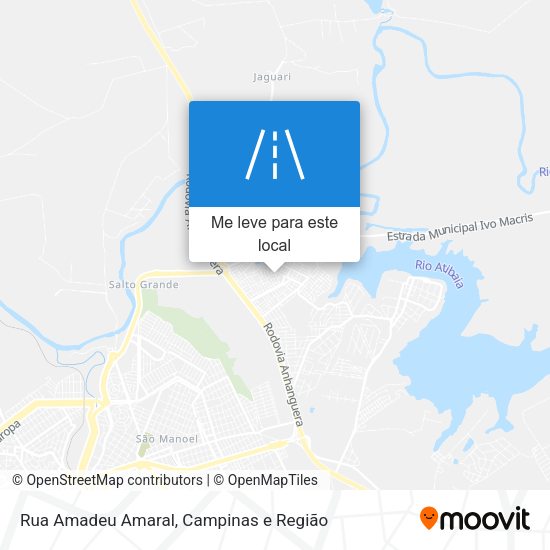 Rua Amadeu Amaral mapa