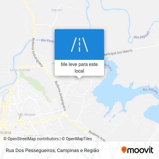 Rua Dos Pessegueiros mapa