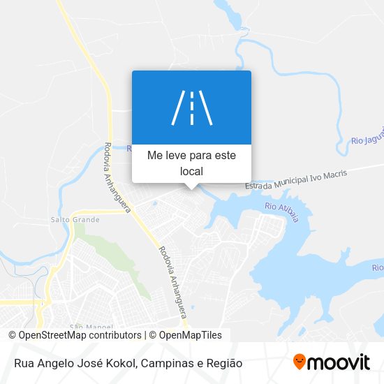 Rua Angelo José Kokol mapa