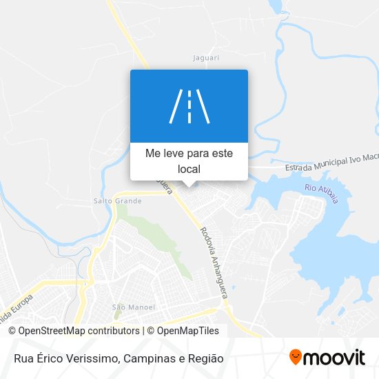 Rua Érico Verissimo mapa