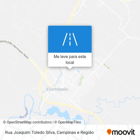 Rua Joaquim Toledo Silva mapa