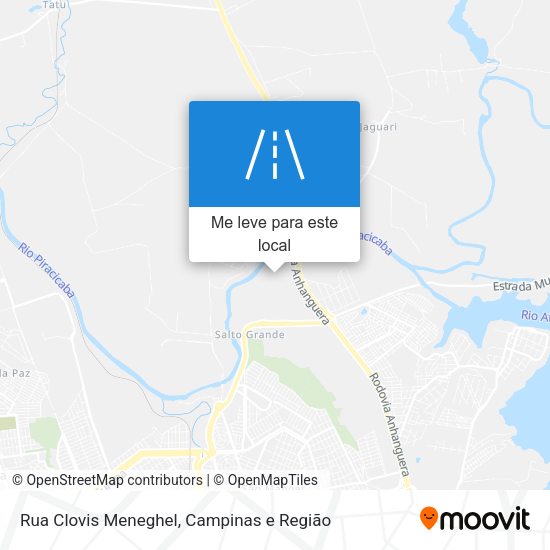Rua Clovis Meneghel mapa