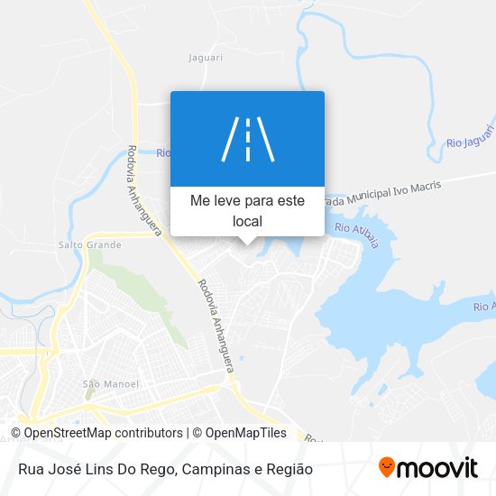 Rua José Lins Do Rego mapa