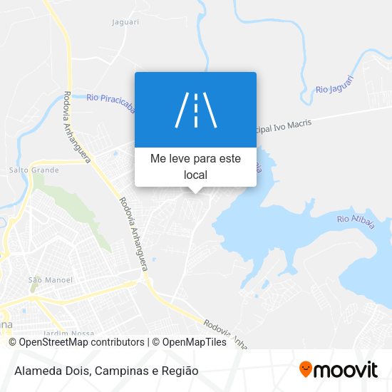 Alameda Dois mapa