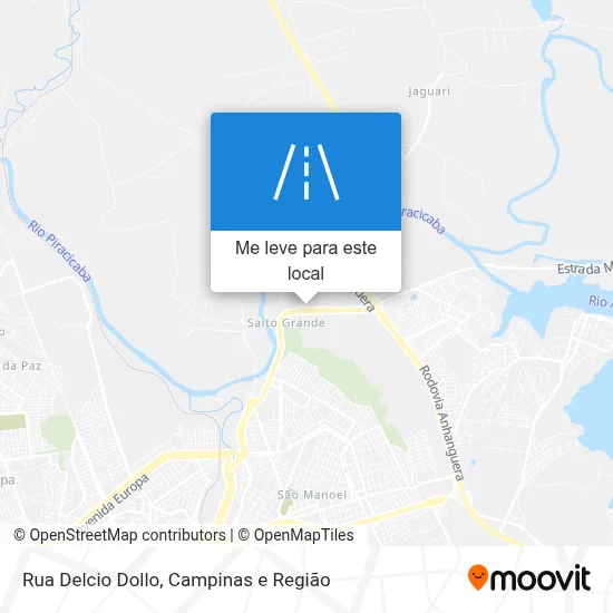 Rua Delcio Dollo mapa