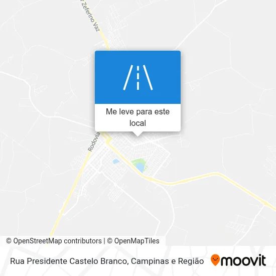 Rua Presidente Castelo Branco mapa