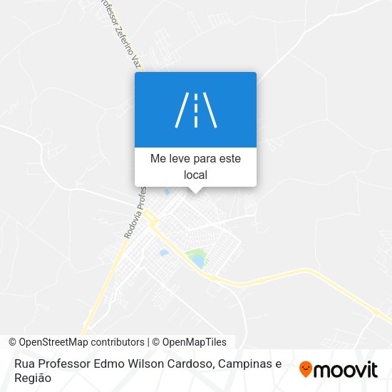 Rua Professor Edmo Wilson Cardoso mapa