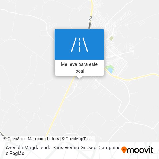 Avenida Magdalenda Sanseverino Grosso mapa