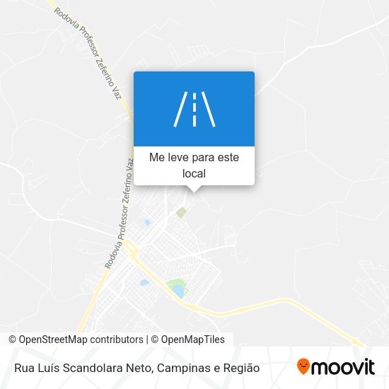 Rua Luís Scandolara Neto mapa