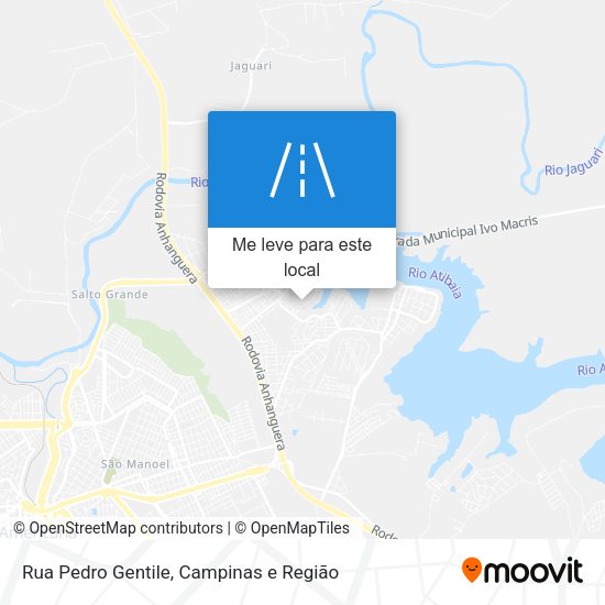 Rua Pedro Gentile mapa