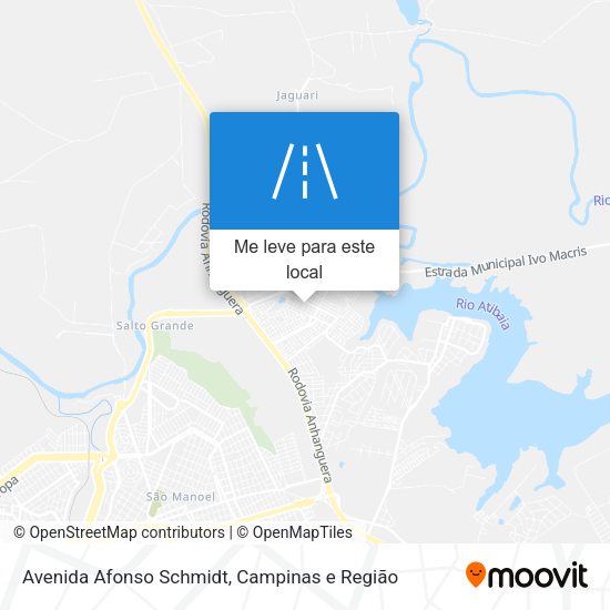 Avenida Afonso Schmidt mapa