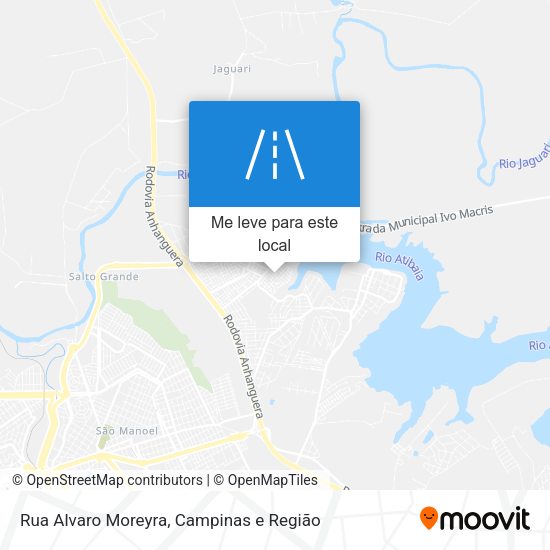 Rua Alvaro Moreyra mapa