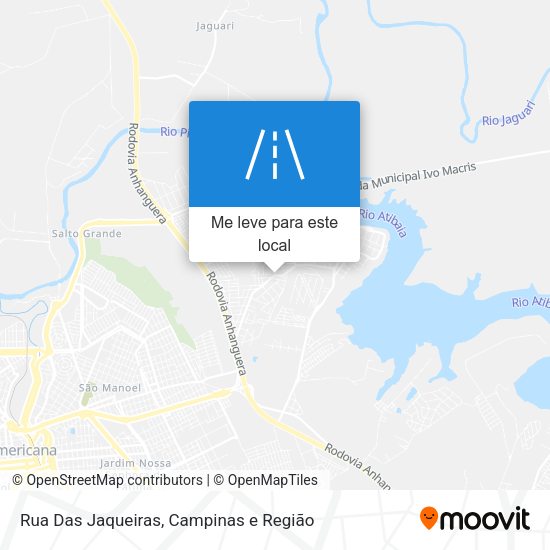Rua Das Jaqueiras mapa