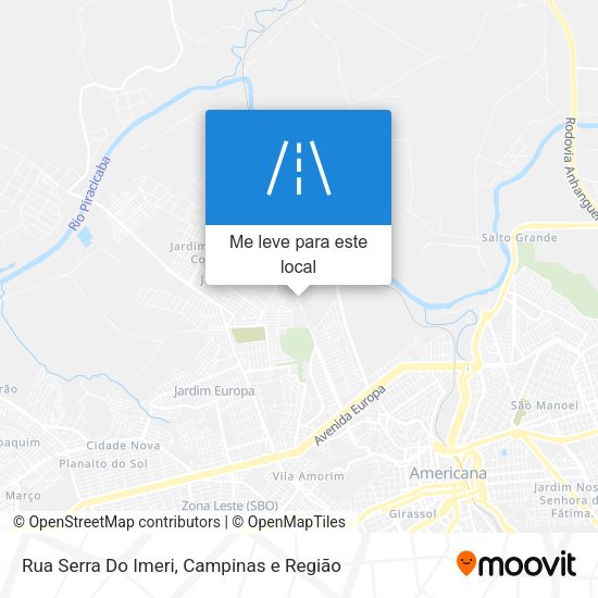 Rua Serra Do Imeri mapa