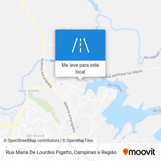Rua Maria De Lourdes Pigatto mapa