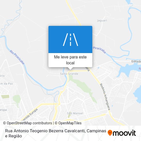 Rua Antonio Teogenio Bezerra Cavalcanti mapa