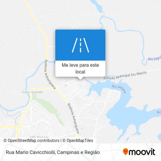 Rua Mario Cavicchiolli mapa