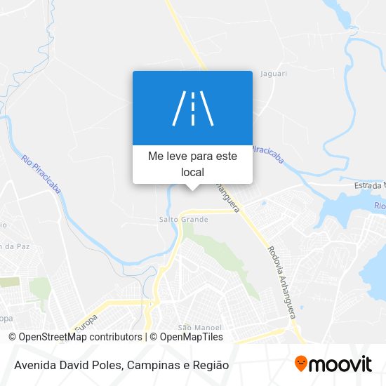 Avenida David Poles mapa