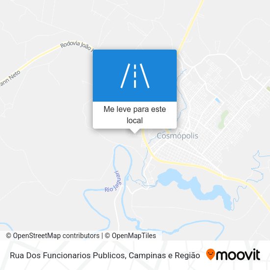 Rua Dos Funcionarios Publicos mapa