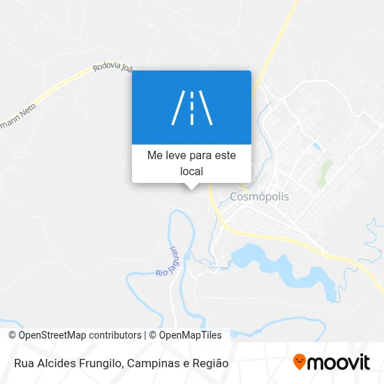 Rua Alcides Frungilo mapa
