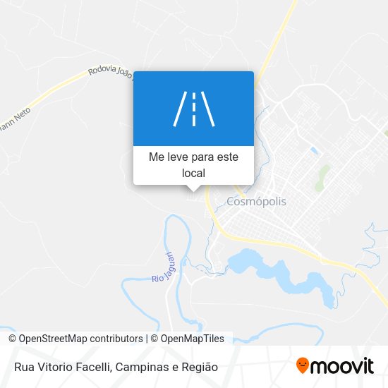 Rua Vitorio Facelli mapa