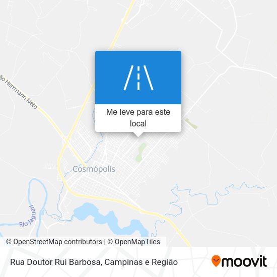 Rua Doutor Rui Barbosa mapa