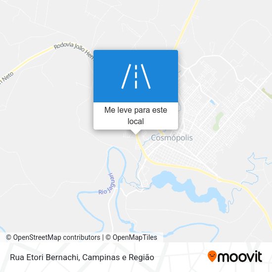 Rua Etori Bernachi mapa