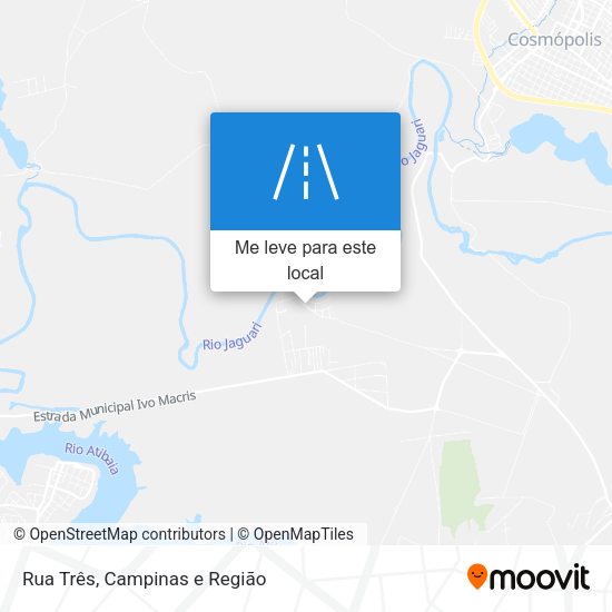 Rua Três mapa