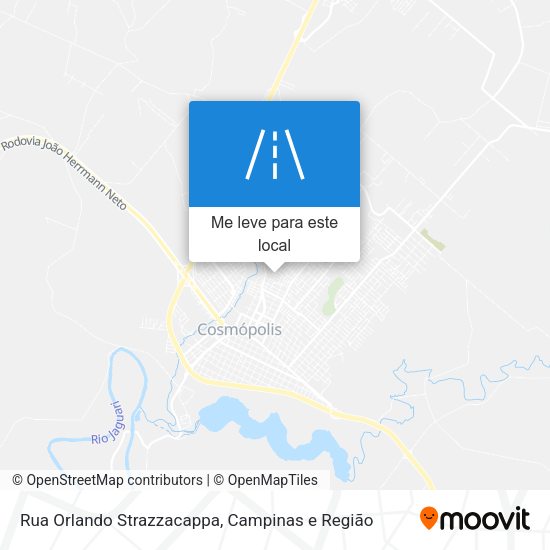 Rua Orlando Strazzacappa mapa