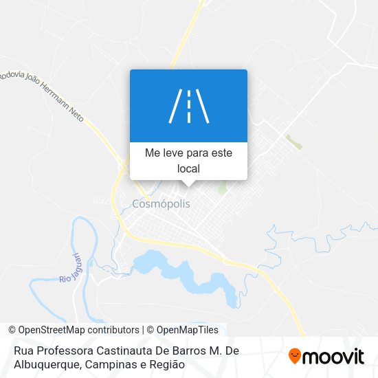 Rua Professora Castinauta De Barros M. De Albuquerque mapa